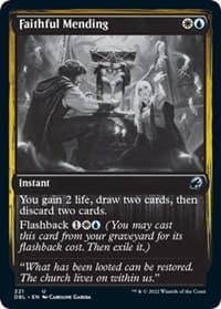 Faithful Mending - Innistrad: Double Feature - Magic: The Gathering card