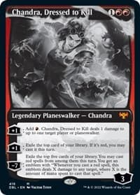 Chandra, Dressed to Kill - Innistrad: Double Feature - Magic: The Gathering card