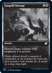 Sungold Barrage - Innistrad: Double Feature - Magic: The Gathering card