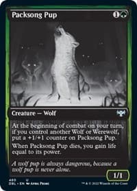 Packsong Pup - Innistrad: Double Feature - Magic: The Gathering card