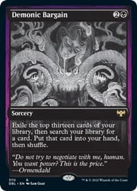 Demonic Bargain - Innistrad: Double Feature - Magic: The Gathering card