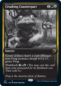 Croaking Counterpart - Innistrad: Double Feature - Magic: The Gathering card