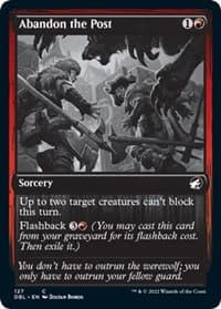 Abandon the Post - Innistrad: Double Feature - Magic: The Gathering card