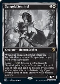 Sungold Sentinel - Innistrad: Double Feature - Magic: The Gathering card
