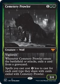 Cemetery Prowler - Innistrad: Double Feature - Magic: The Gathering card