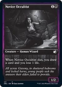 Novice Occultist - Innistrad: Double Feature - Magic: The Gathering card