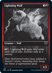 Lightning Wolf - Innistrad: Double Feature - Magic: The Gathering card