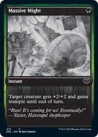 Massive Might - Innistrad: Double Feature - Magic: The Gathering card