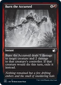 Burn the Accursed - Innistrad: Double Feature - Magic: The Gathering card