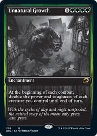 Unnatural Growth - Innistrad: Double Feature - Magic: The Gathering card