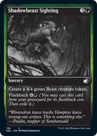 Shadowbeast Sighting - Innistrad: Double Feature - Magic: The Gathering card