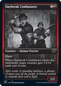 Daybreak Combatants - Innistrad: Double Feature - Magic: The Gathering card