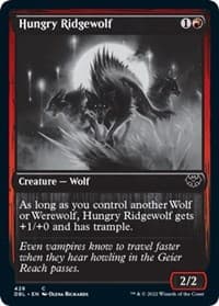 Hungry Ridgewolf - Innistrad: Double Feature - Magic: The Gathering card