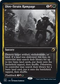 Dire-Strain Rampage - Innistrad: Double Feature - Magic: The Gathering card
