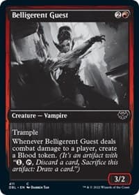 Belligerent Guest - Innistrad: Double Feature - Magic: The Gathering card