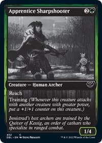 Apprentice Sharpshooter - Innistrad: Double Feature - Magic: The Gathering card