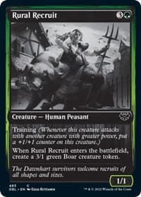 Rural Recruit - Innistrad: Double Feature - Magic: The Gathering card