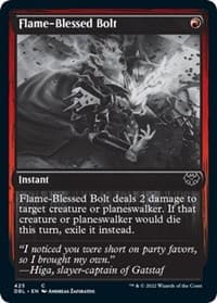 Flame-Blessed Bolt - Innistrad: Double Feature - Magic: The Gathering card