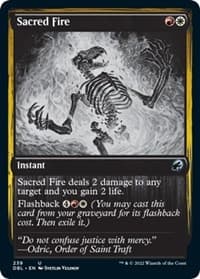 Sacred Fire - Innistrad: Double Feature - Magic: The Gathering card
