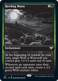 Howling Moon - Innistrad: Double Feature - Magic: The Gathering card