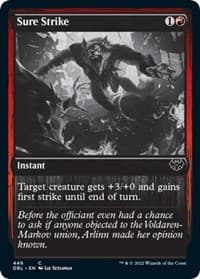 Sure Strike - Innistrad: Double Feature - Magic: The Gathering card