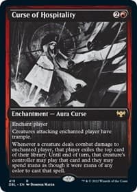Curse of Hospitality - Innistrad: Double Feature - Magic: The Gathering card