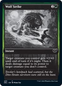 Wolf Strike - Innistrad: Double Feature - Magic: The Gathering card