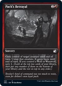 Pack's Betrayal - Innistrad: Double Feature - Magic: The Gathering card