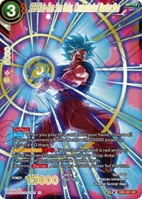 SSB Kaio-Ken Son Goku, Concentrated Destruction (Gold Stamped) - Mythic Booster - Dragon Ball Super: Masters card