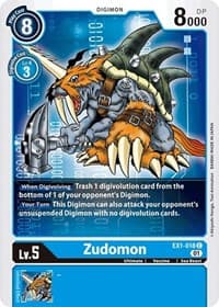 Zudomon - Classic Collection - Digimon Card Game card