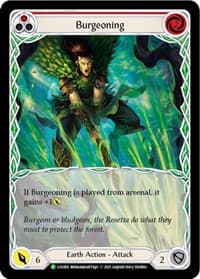 Burgeoning (Red) - LGS069 - Flesh and Blood: Promo Cards - Flesh and Blood TCG card