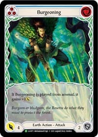 Burgeoning (Blue) - LGS071 - Flesh and Blood: Promo Cards - Flesh and Blood TCG card