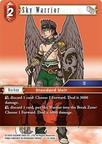 Sky Warrior - Crystal Dominion - Final Fantasy TCG card