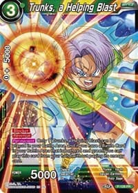 Trunks, a Helping Blast - Mythic Booster - Dragon Ball Super: Masters card
