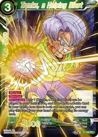 Trunks, a Helping Blast (Gold Stamped) - Mythic Booster - Dragon Ball Super: Masters card