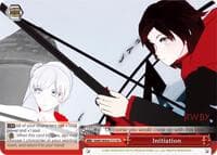 Initiation - RWBY - Weiss Schwarz card