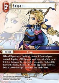 Edgar - Crystal Dominion - Final Fantasy TCG card