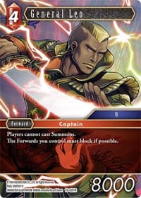 General Leo - Crystal Dominion - Final Fantasy TCG card