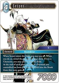 Setzer - Crystal Dominion - Final Fantasy TCG card