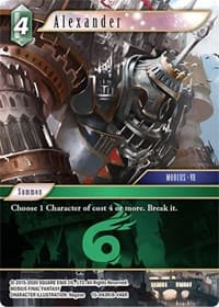 Alexander - Crystal Dominion - Final Fantasy TCG card