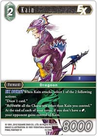 Kain EX - Crystal Dominion - Final Fantasy TCG card