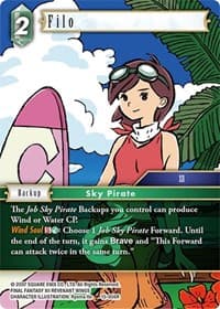 Filo - Crystal Dominion - Final Fantasy TCG card