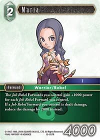 Maria - Crystal Dominion - Final Fantasy TCG card