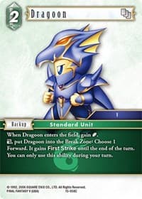 Dragoon - Crystal Dominion - Final Fantasy TCG card