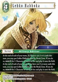 Lehko Habhoka - Crystal Dominion - Final Fantasy TCG card