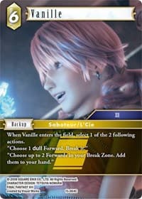 Vanille - Crystal Dominion - Final Fantasy TCG card