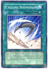 Cyclone Boomerang - Duelist Pack 3: Jaden Yuki 2 - YuGiOh card
