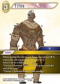 Titan - Crystal Dominion - Final Fantasy TCG card