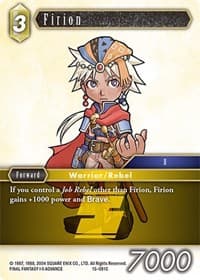 Firion - 15-081C - Crystal Dominion - Final Fantasy TCG card