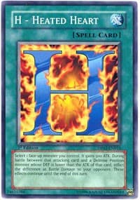 H - Heated Heart - Duelist Pack 3: Jaden Yuki 2 - YuGiOh card
